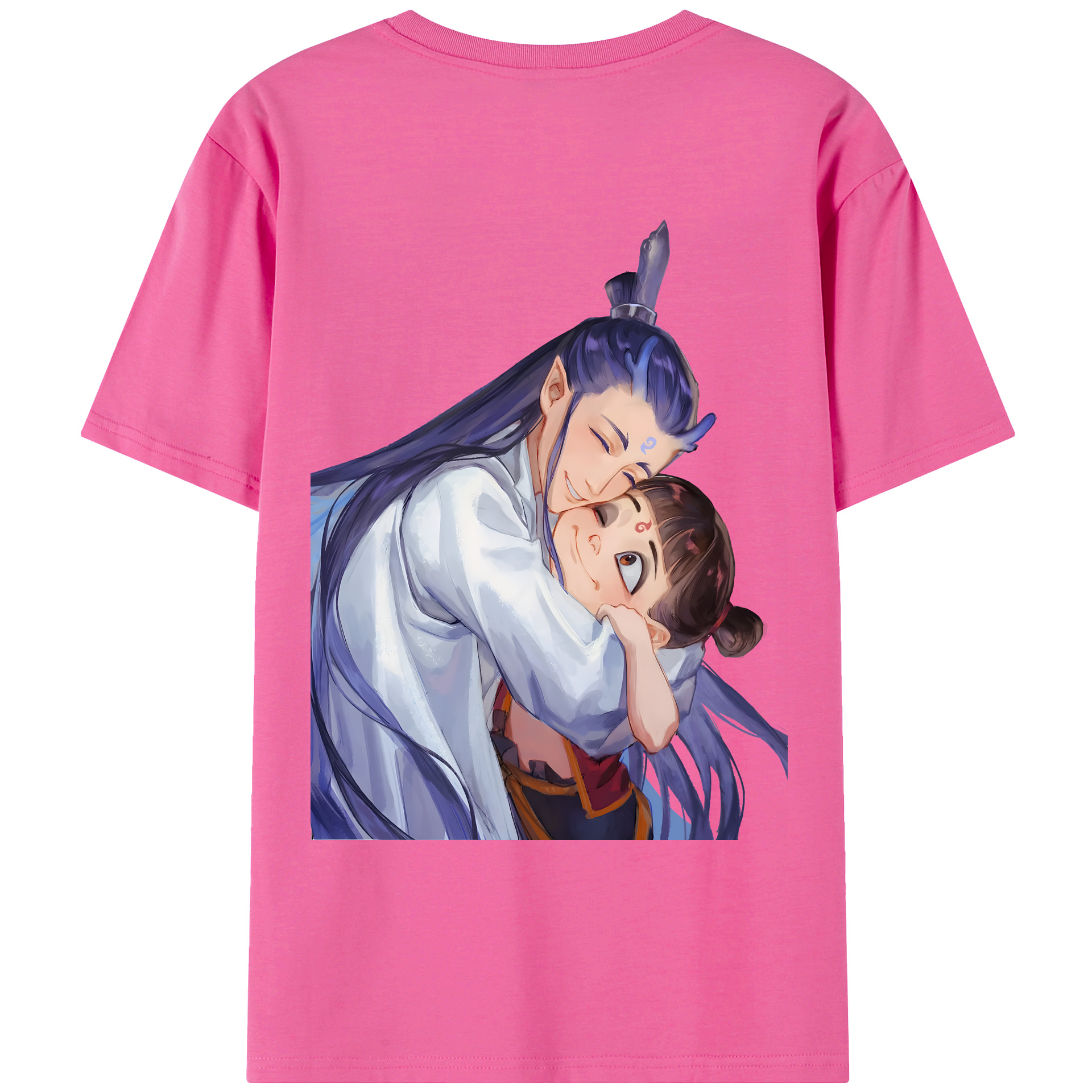 （画像用） Ne Zha 2 ナタ 魔童の大暴れ レディース半袖Tシャツ(バックプリント)